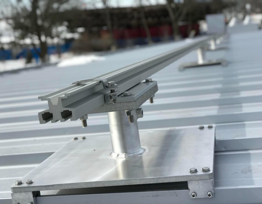 Roof Safety Anchors and Horizontal Rigid Rail